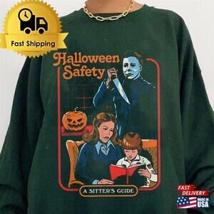 Halloween Safety A Sister Guide Mychael Horror Movie Sweatshirt 2023
